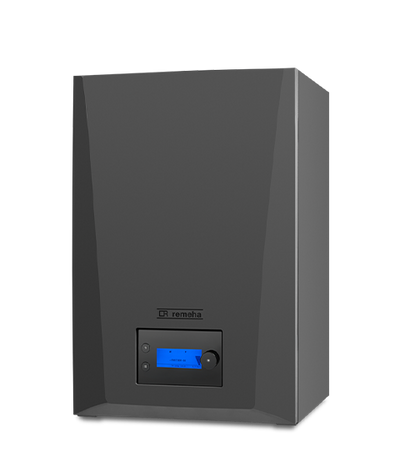 Remeha Quinta 65 HR Soloketel
met excentrische rookgasaansluiting 2 x 100 mm 12,0 - 61,5 kW 7843854 | CVketel.nl