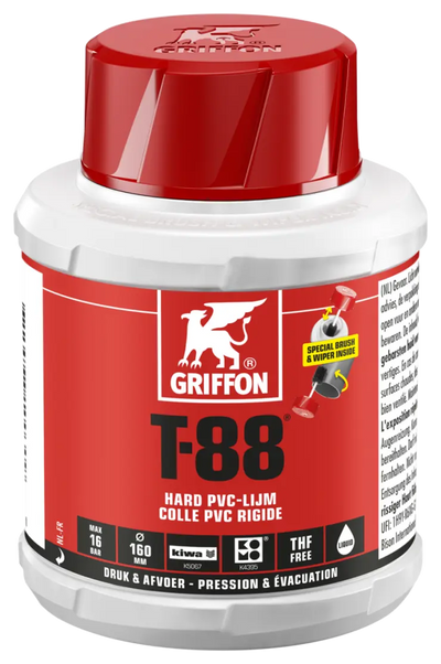 Griffon Hard PVC lijm KIWA-keur
inhoud 250 ml 6110030 | CVketel.nl