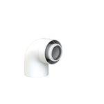 CoxDENS® Concentrische Rookgasbocht 87° 60/100 Connext X3