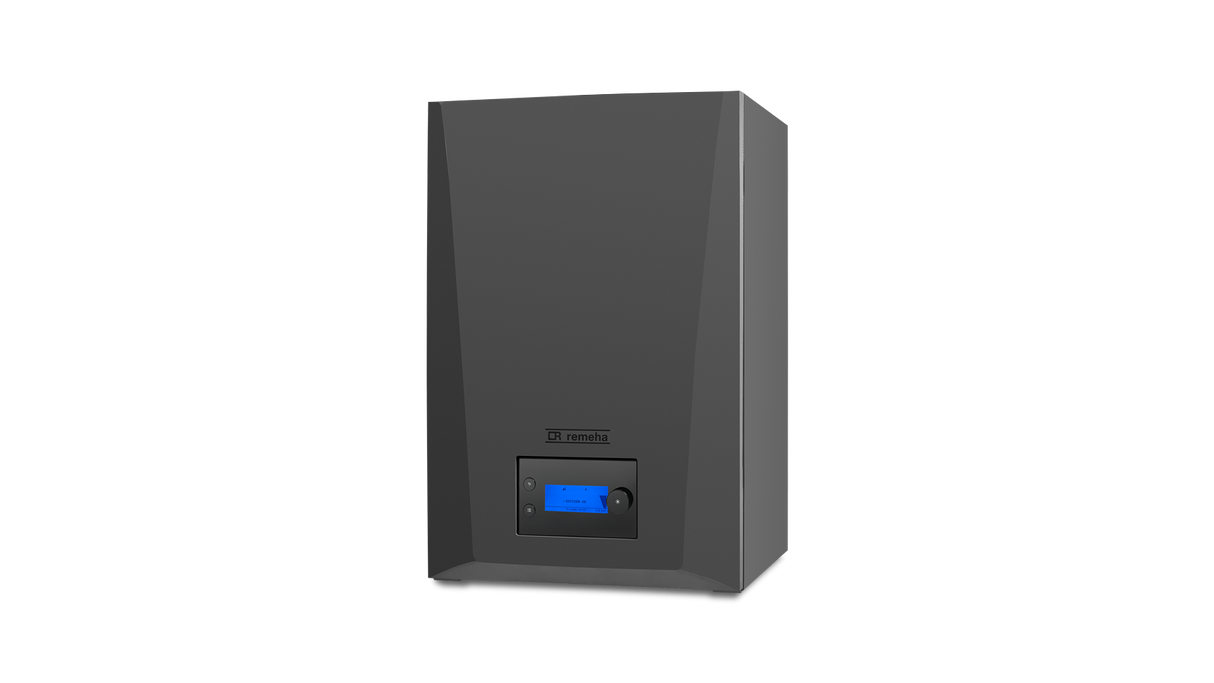 Remeha Quinta 45 HR Soloketel
met excentrische rookgasaansluiting 2 x 80 mm 8,0 - 40,8 kW 7843853 kopen? | CVketel.nl