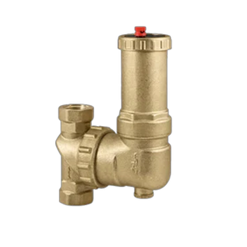 RBM Airterm UP luchtafscheider voor CV-ketel 28mm met draaibare aansluiting Serie 2649 | CVketel.nl